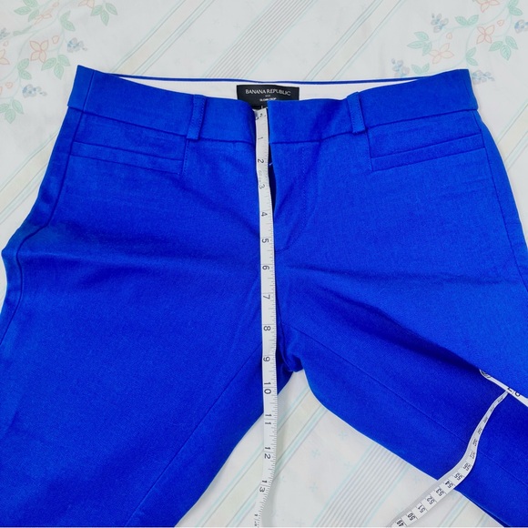 Banana Republic Sloan Fit Crop Pants in Cape Blue size 2P - Picture 7 of 8